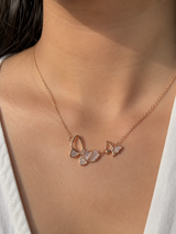 Butterfly Duo Necklace