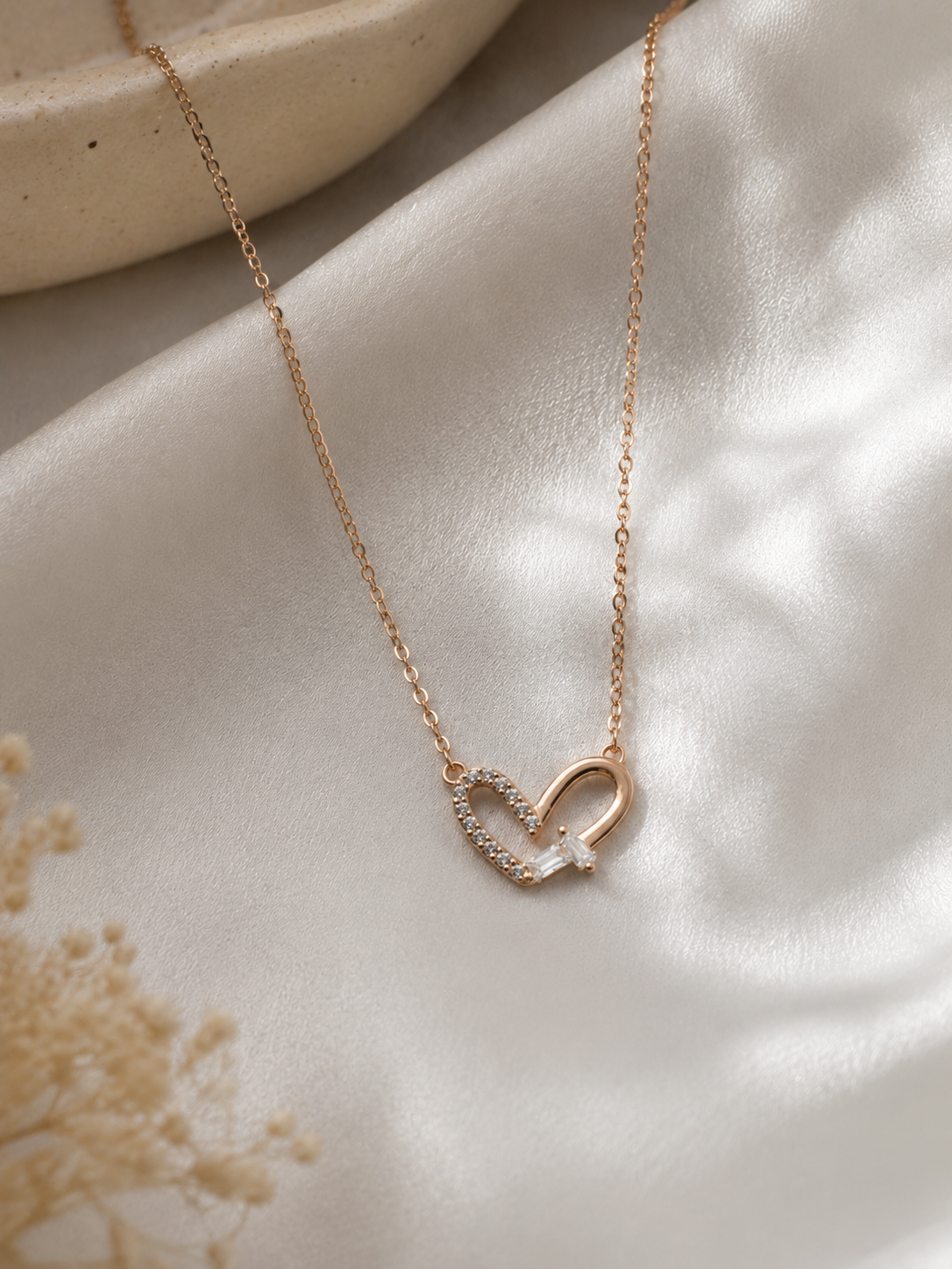 Linked Heart Necklace