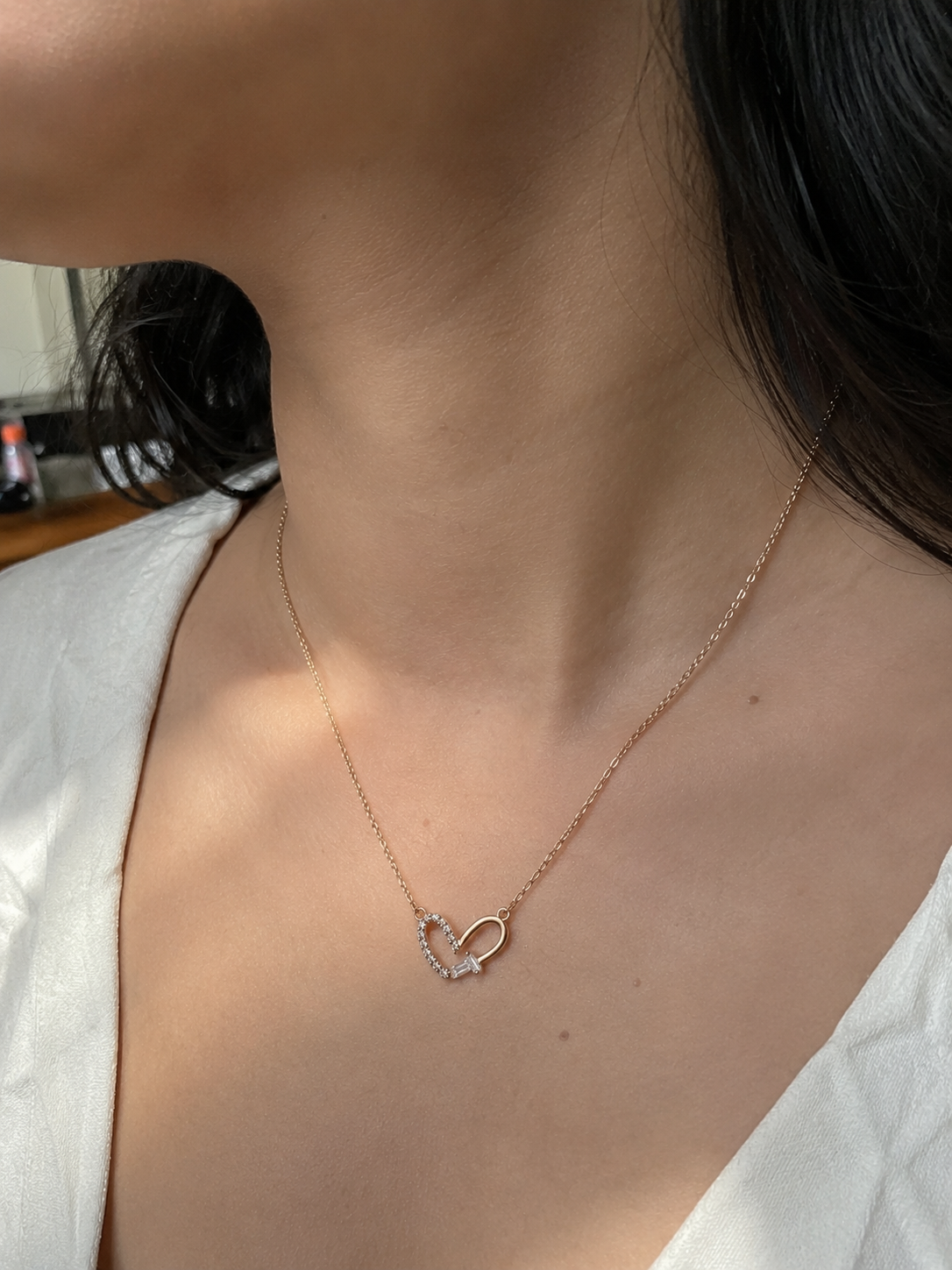 Linked Heart Necklace
