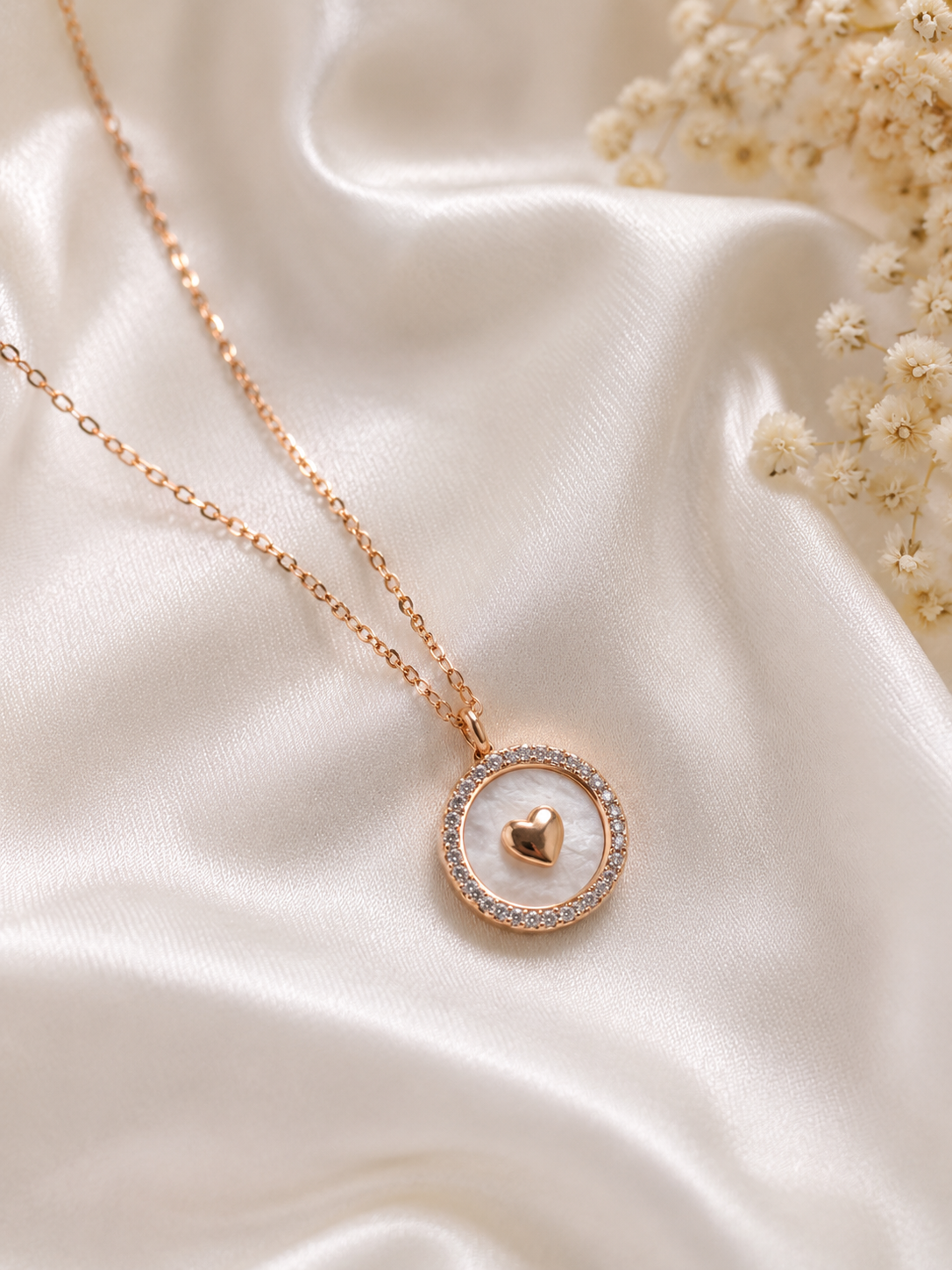 Heart Halo Necklace