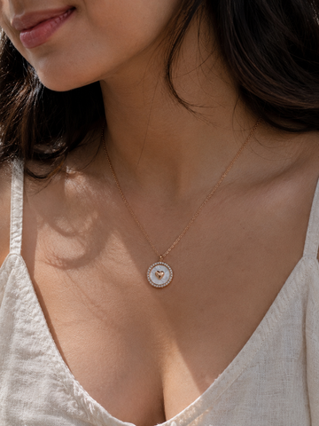 Heart Halo Necklace