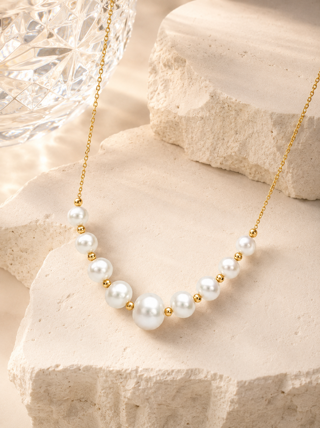 Dainty Pearl Necklace