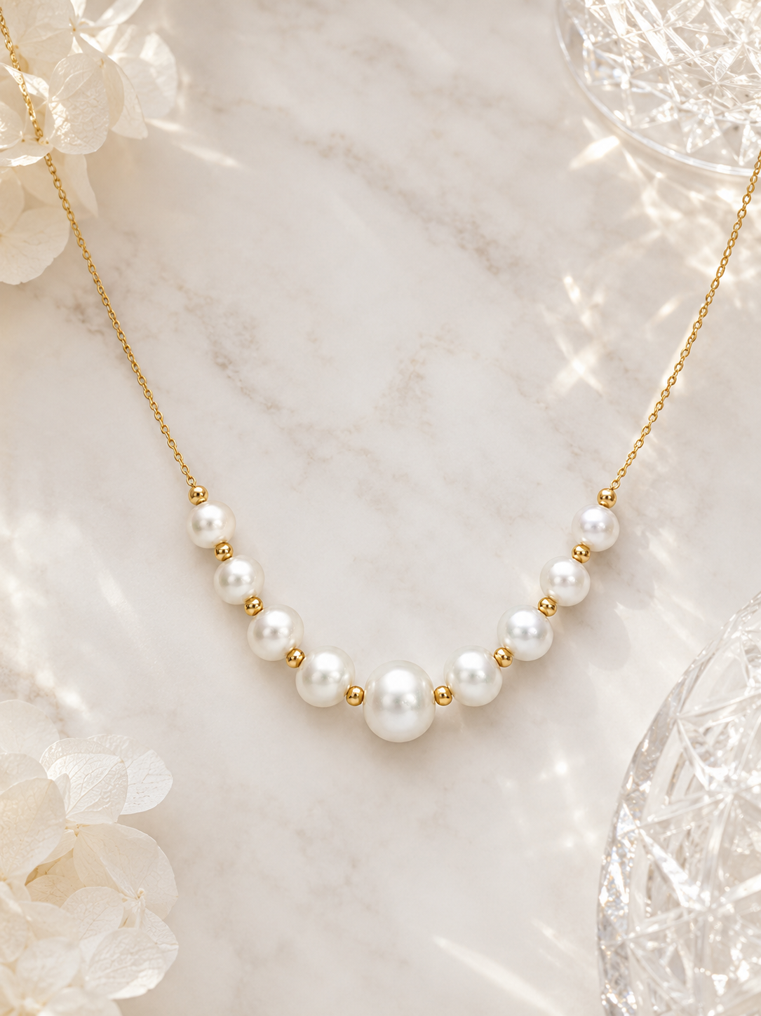 Dainty Pearl Necklace