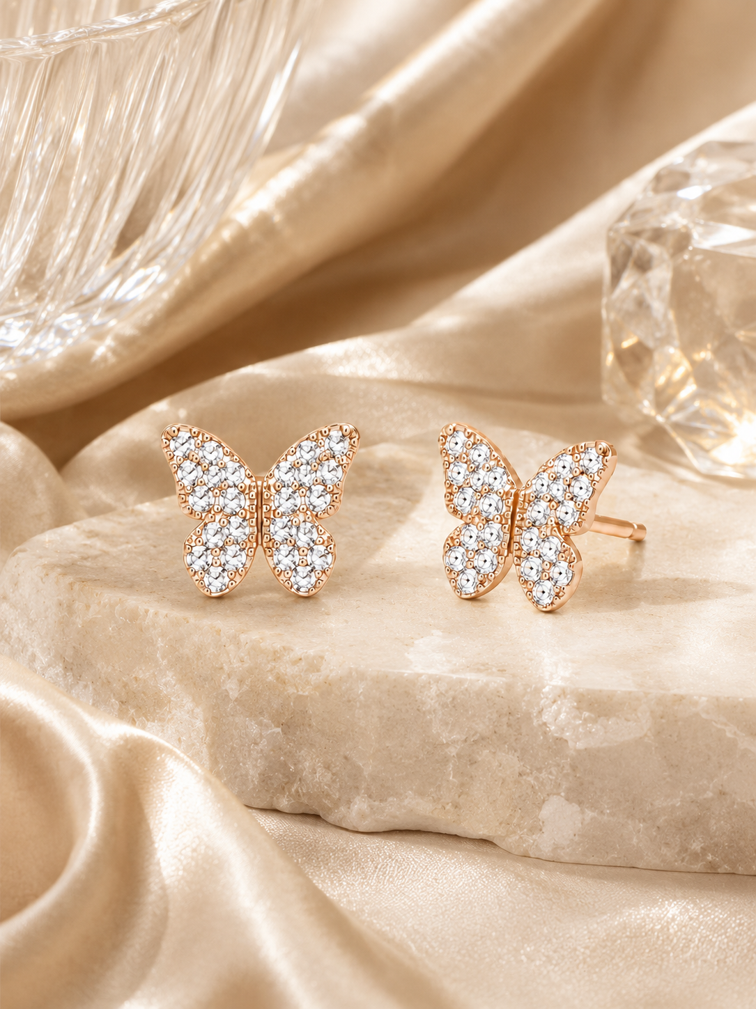 Butterfly Stud Earrings