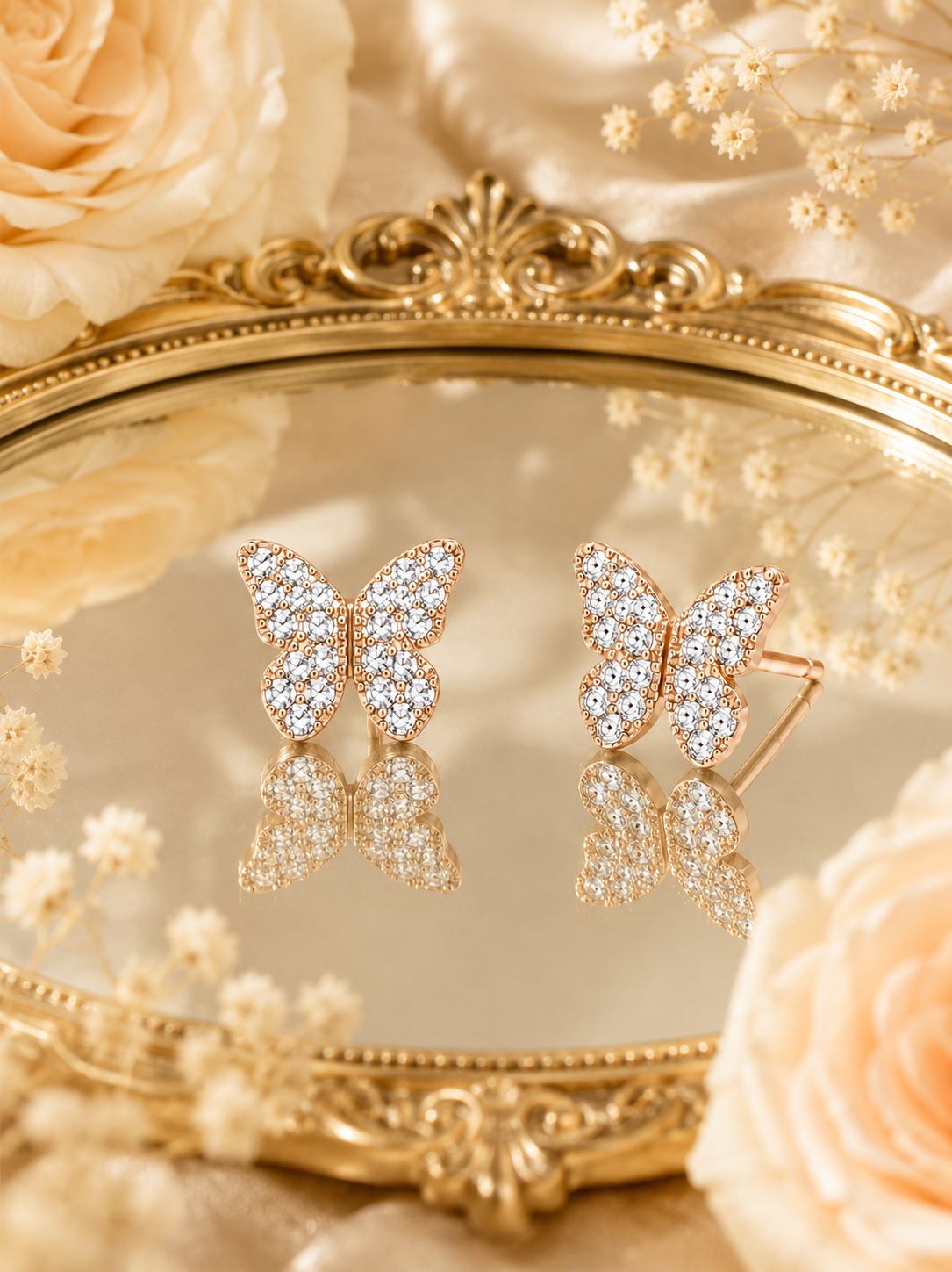 Butterfly Stud Earrings