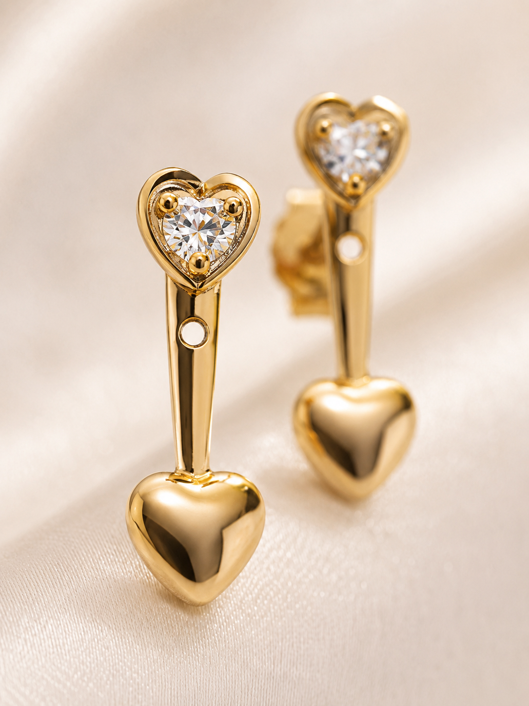 Heart Ear Jackets