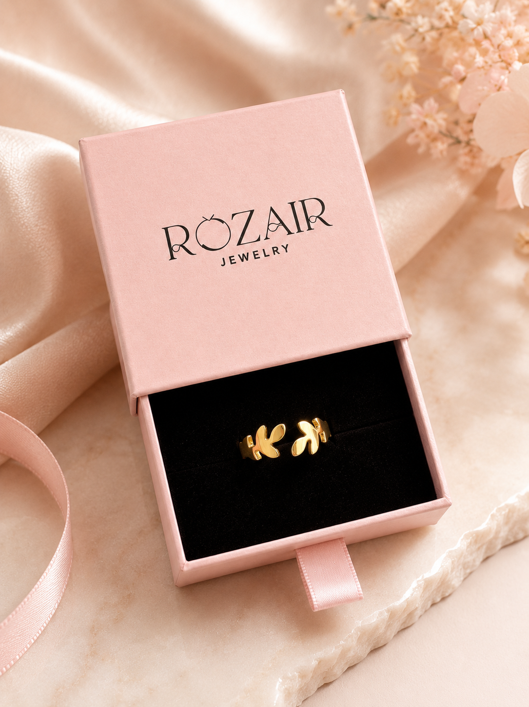 Gold leaf Ring