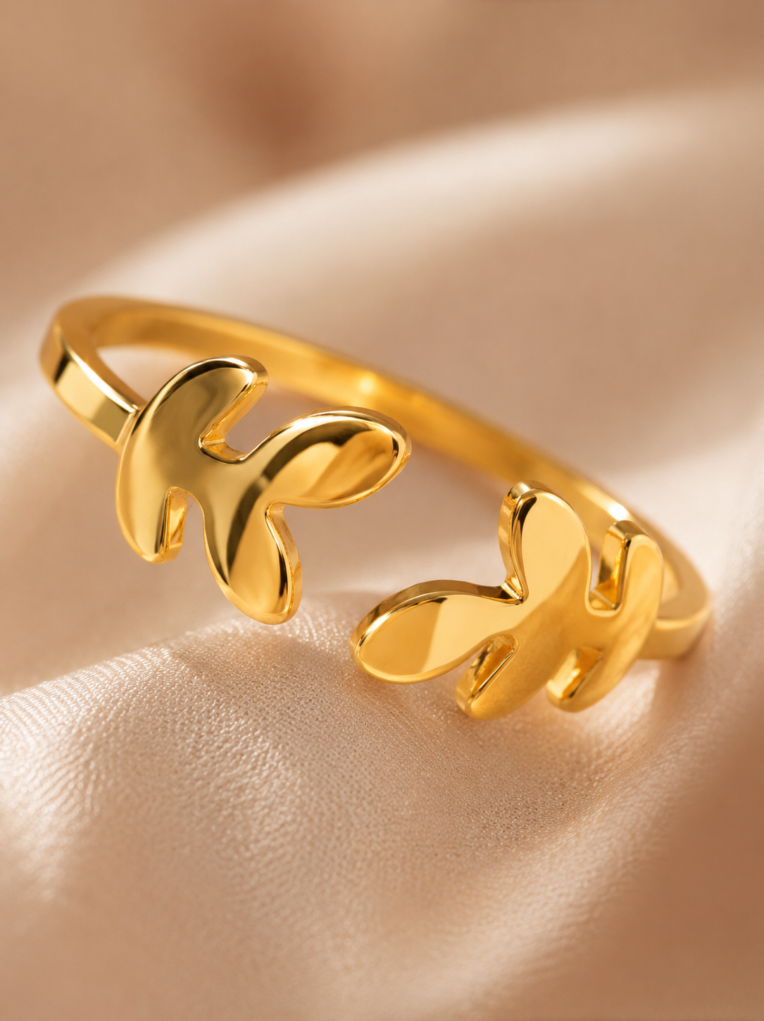 Gold leaf Ring