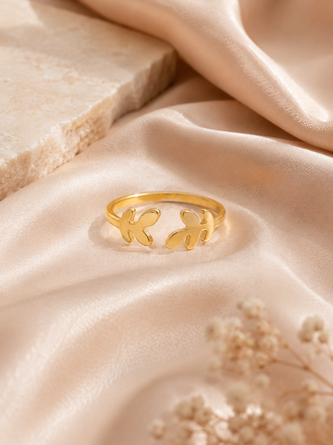 Gold leaf Ring