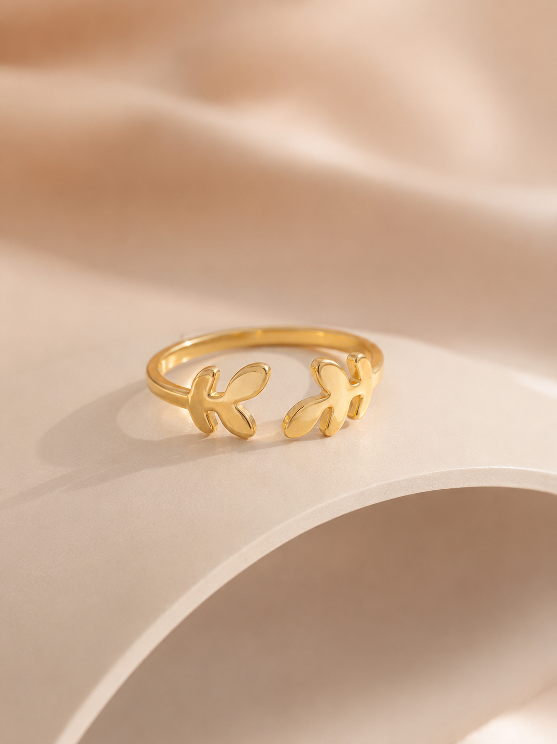 Gold leaf Ring