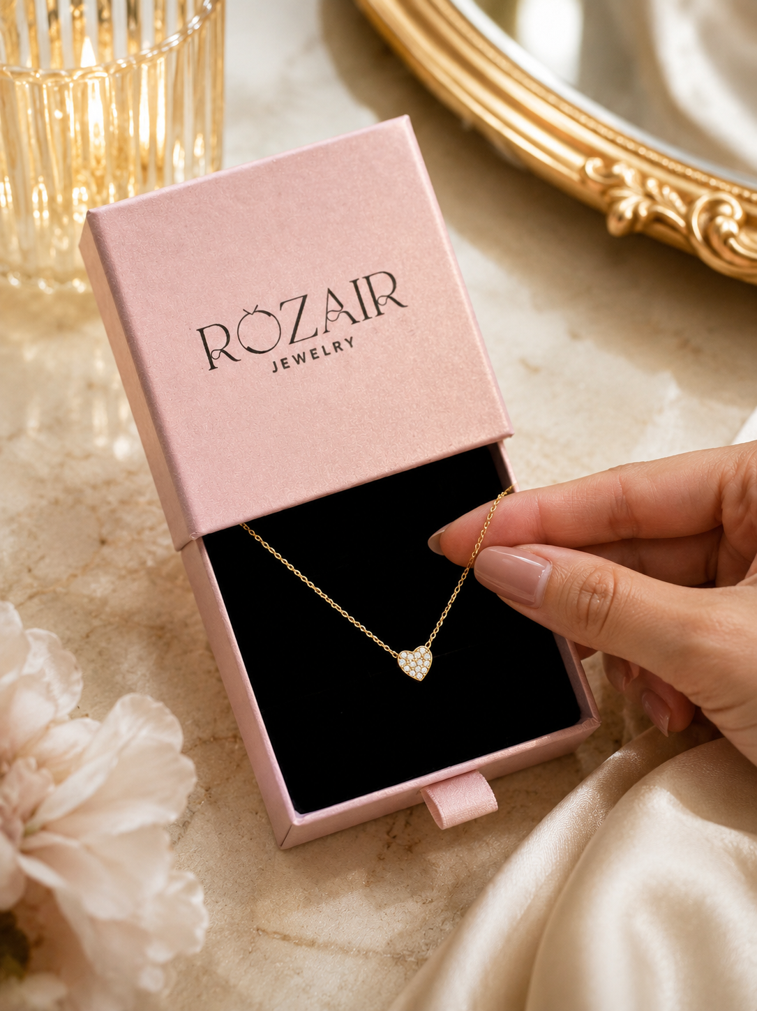 Minimal Heart Necklace