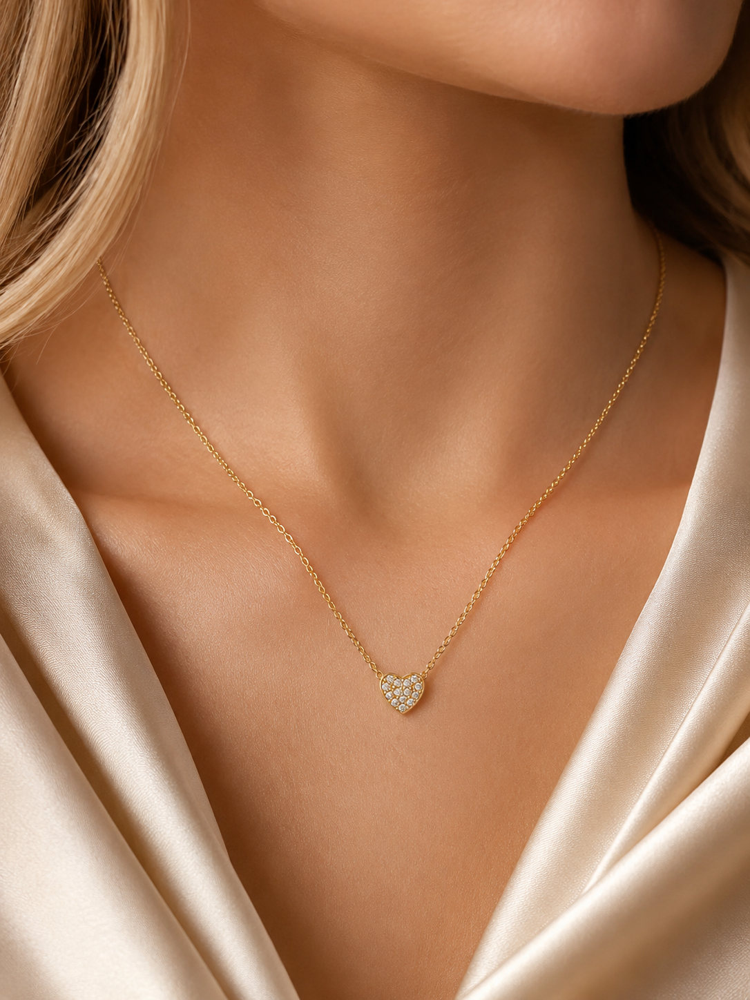 Minimal Heart Necklace