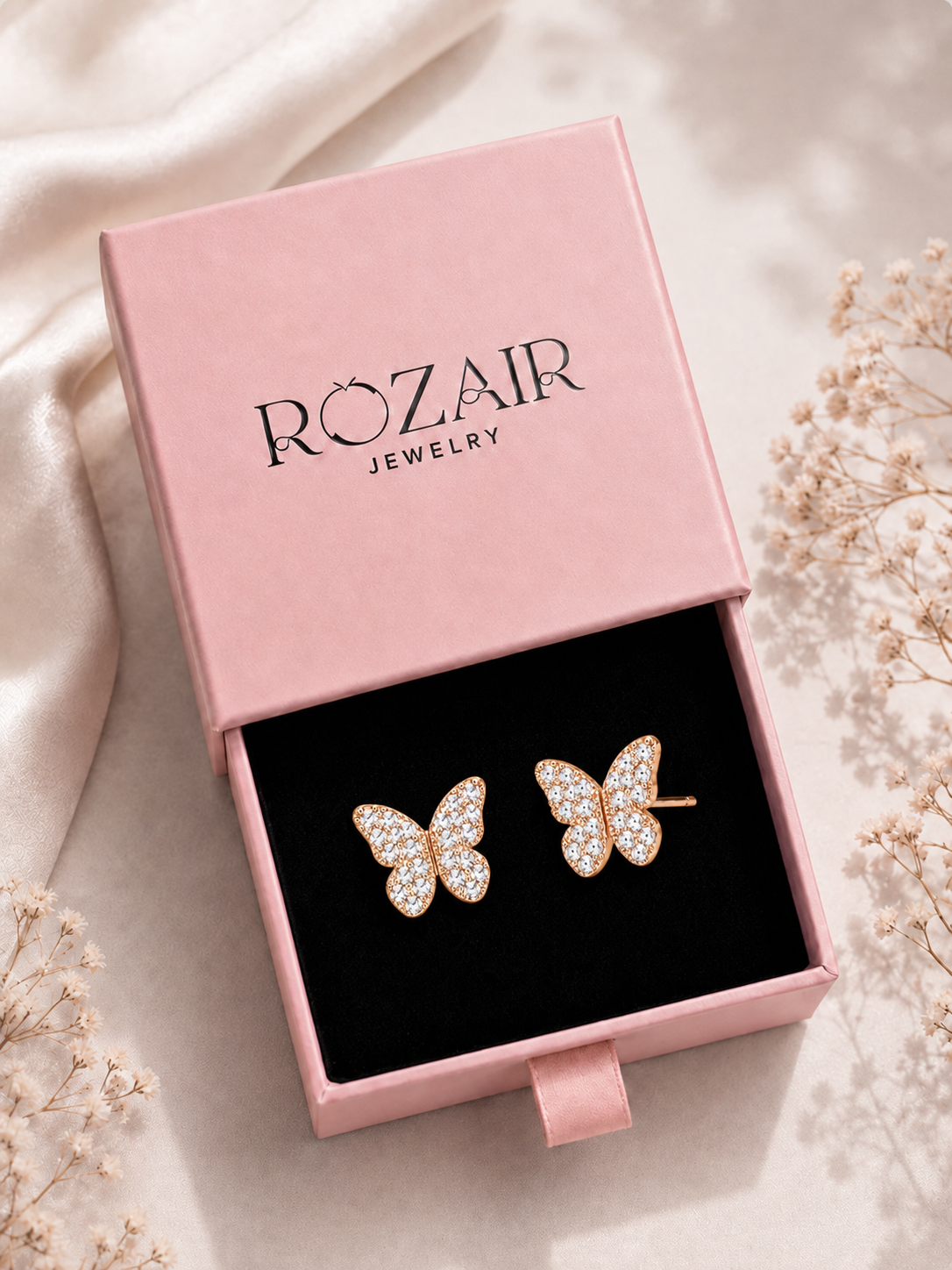 Butterfly Stud Earrings