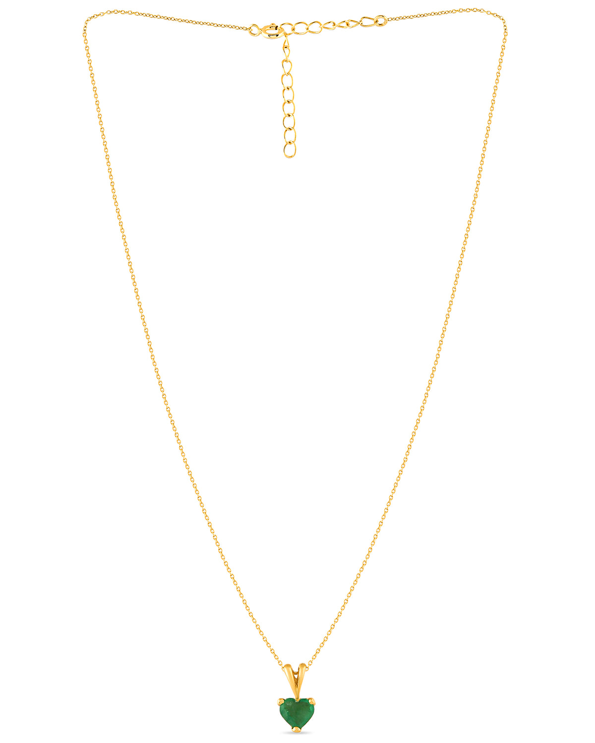 Emerald Heart Necklace