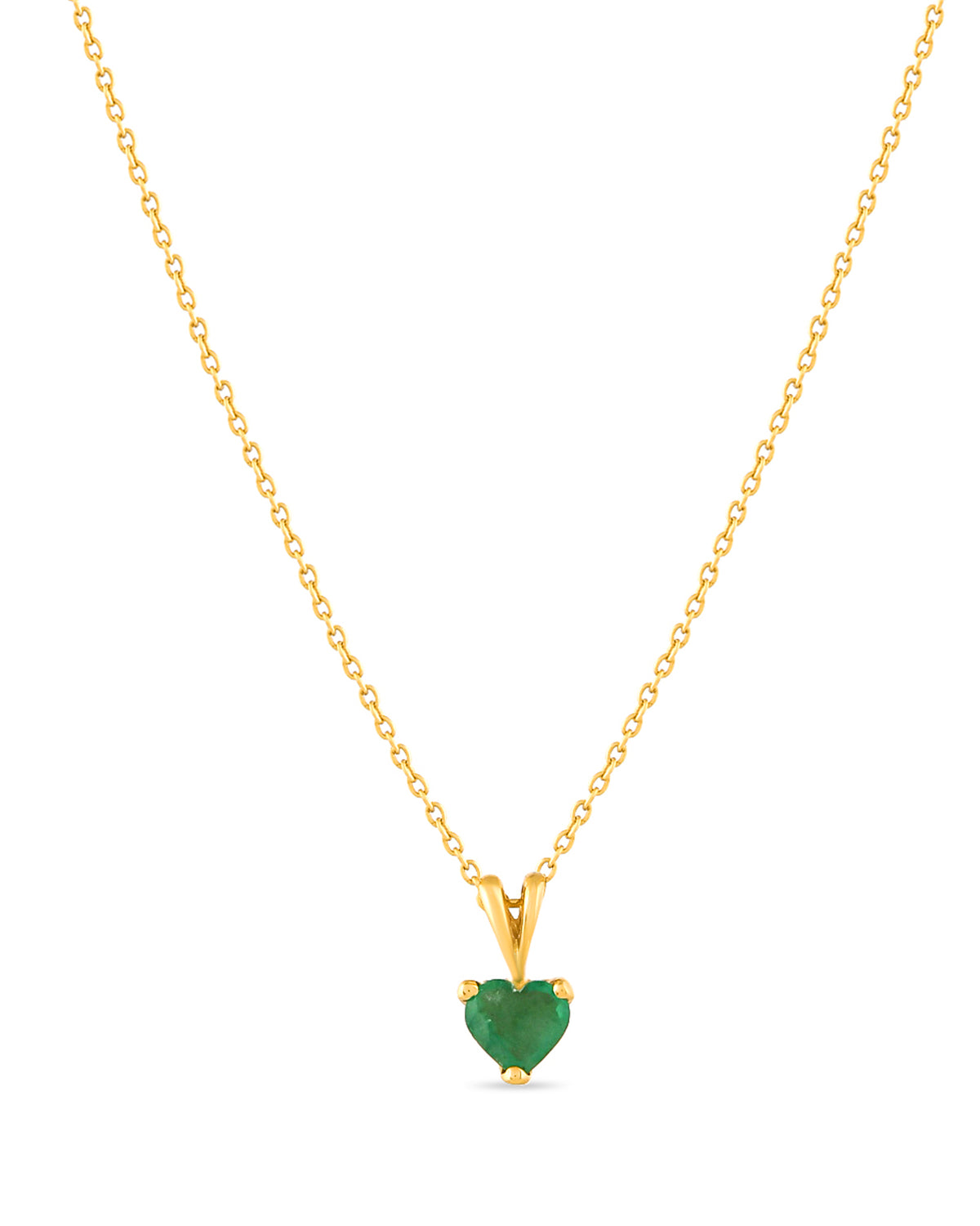 Emerald Heart Necklace