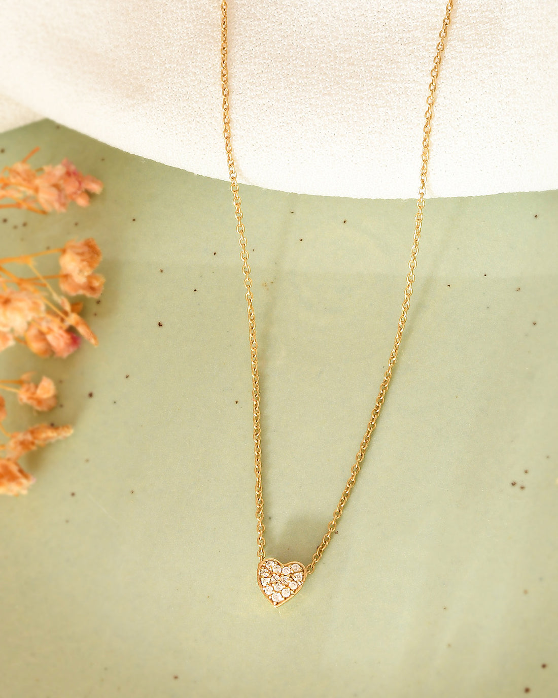 Minimal Heart Necklace