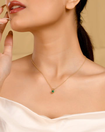 Emerald Heart Necklace