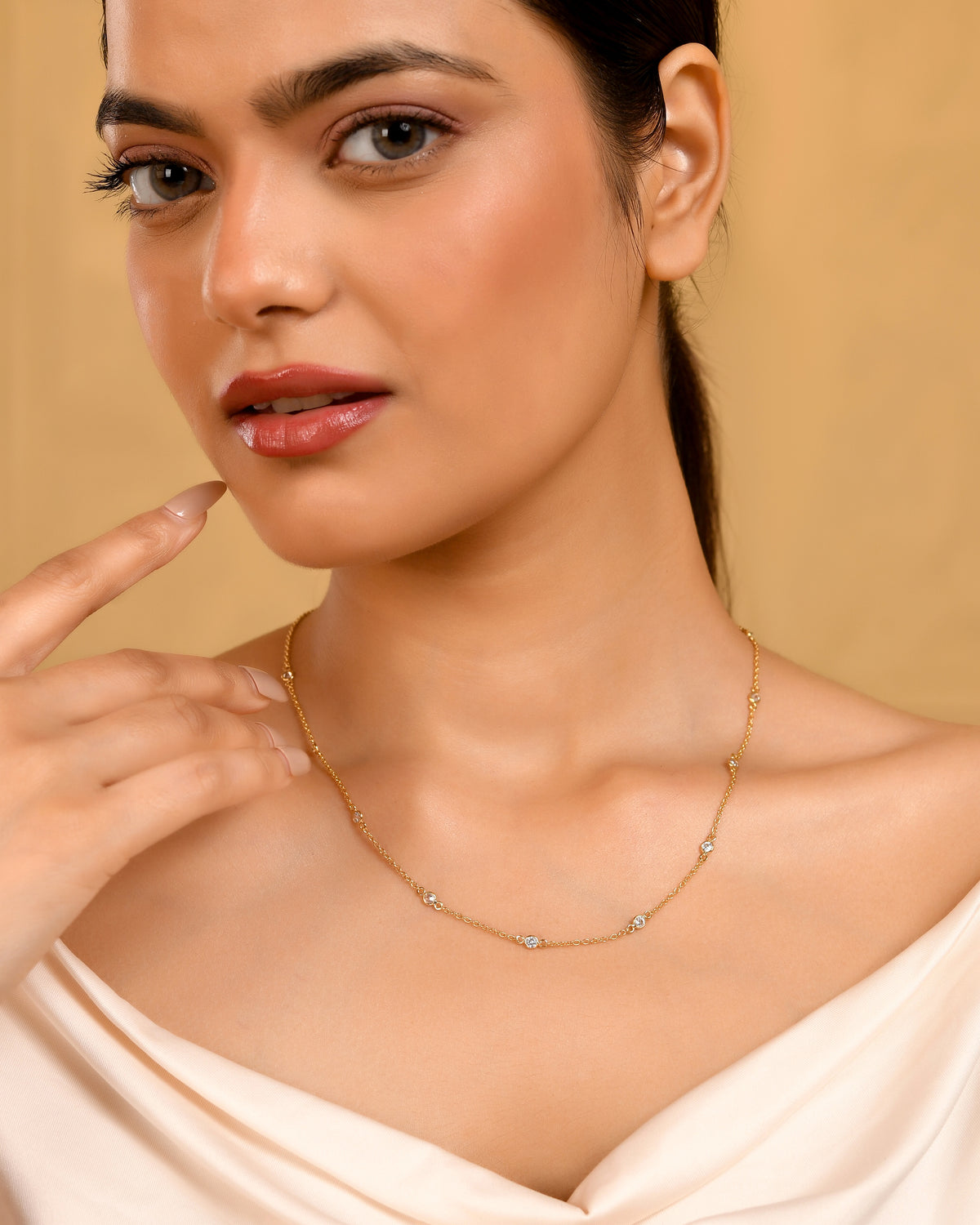Orbit Necklace - Golden