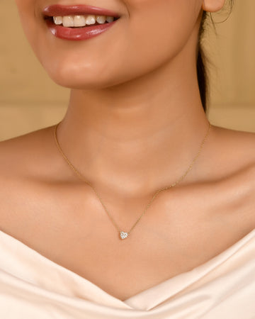 Minimal Heart Necklace