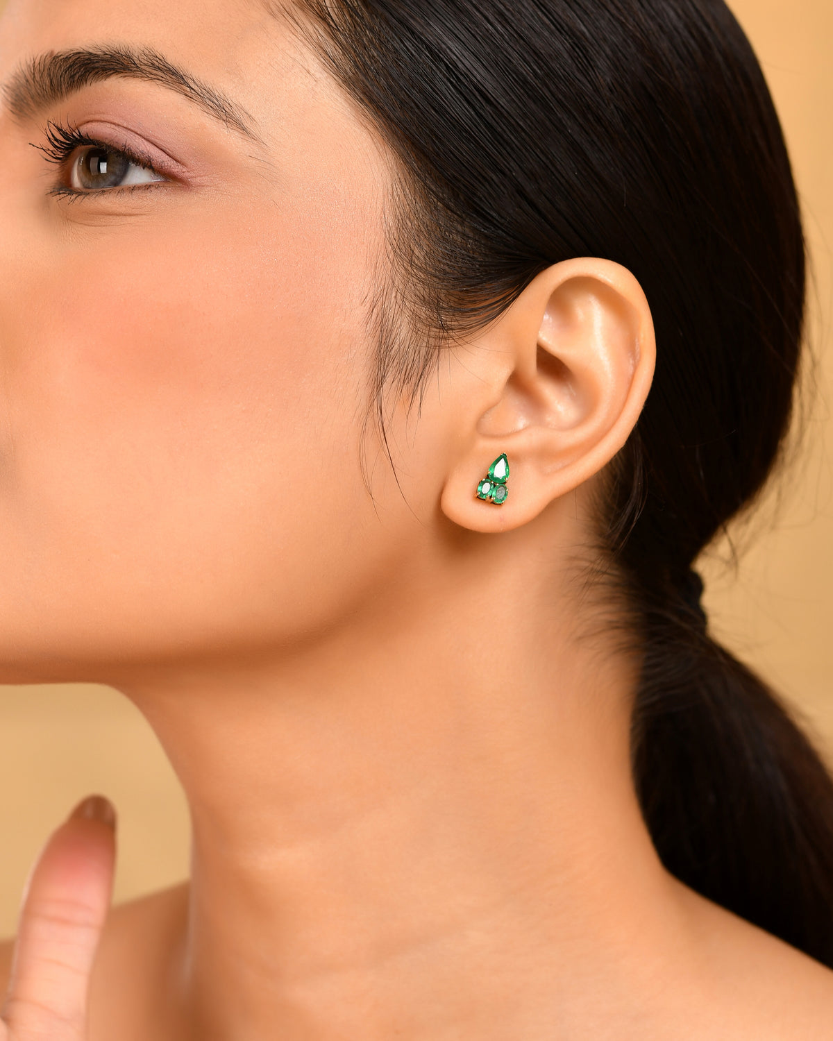 Green Bean Earring