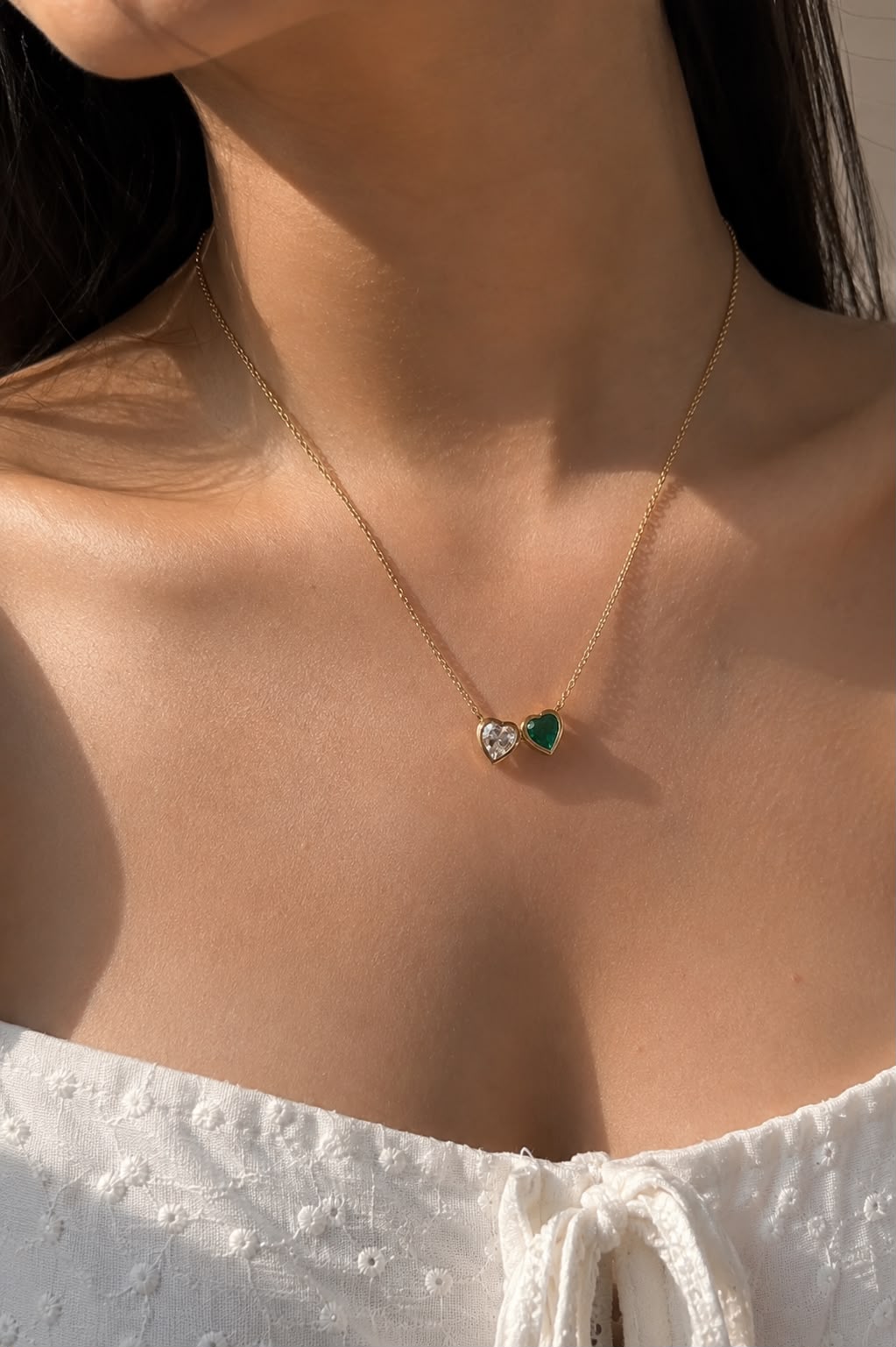 Two Hearts Necklace