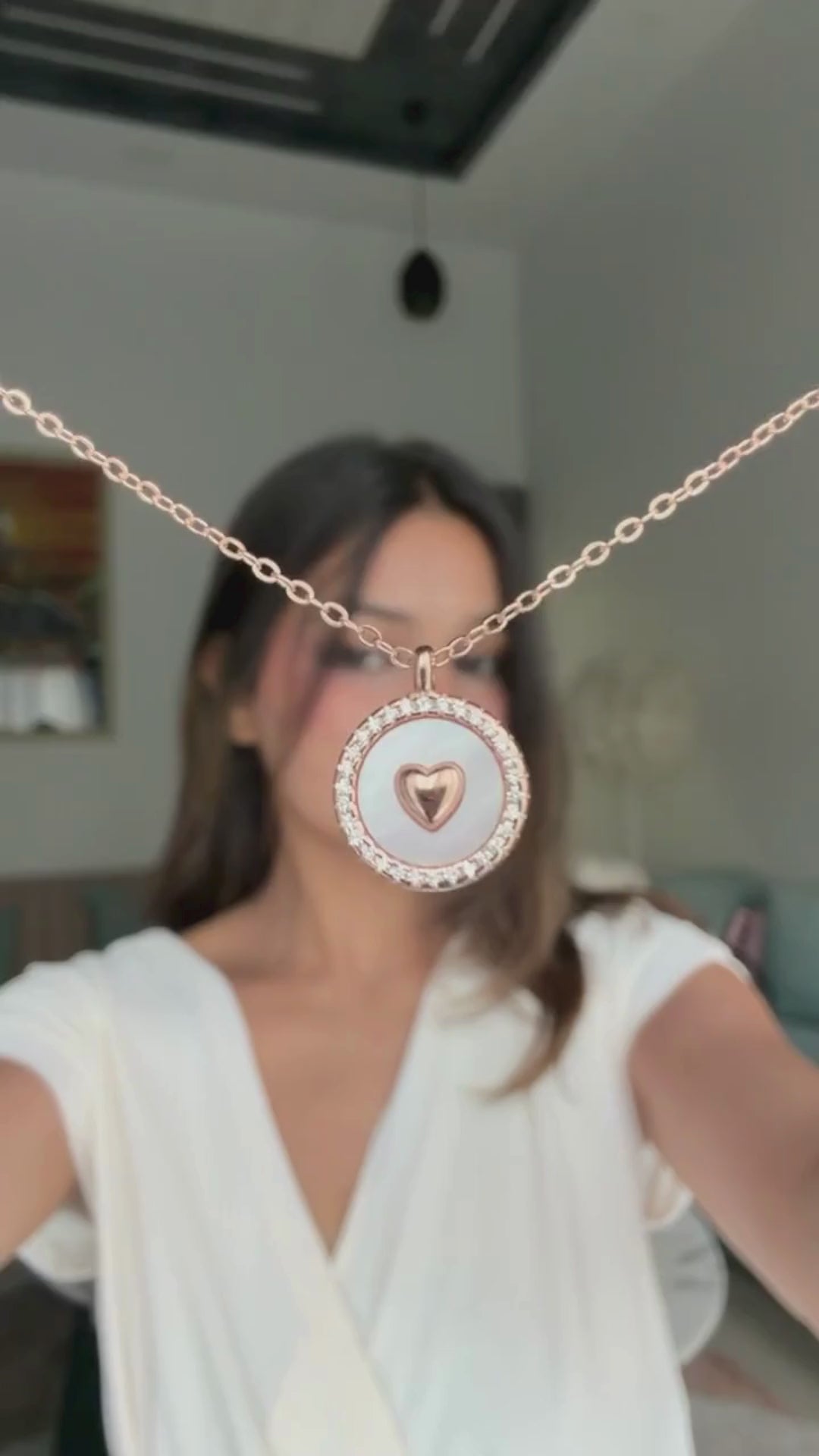 Heart Halo Necklace