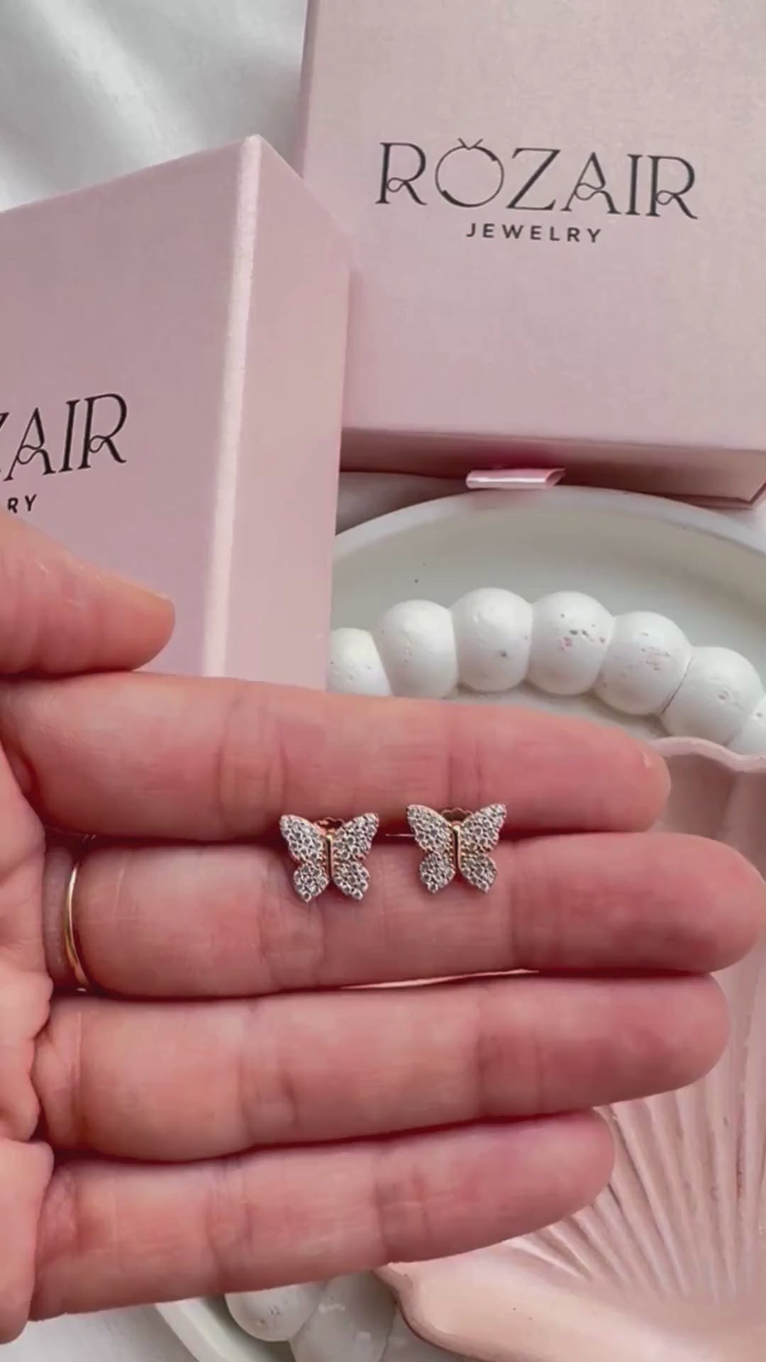 Butterfly Stud Earrings