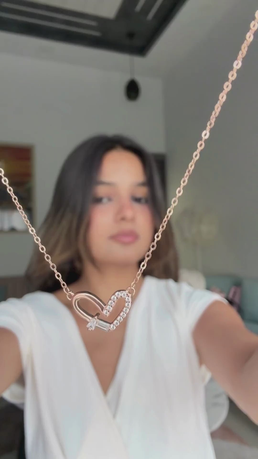 Linked Heart Necklace