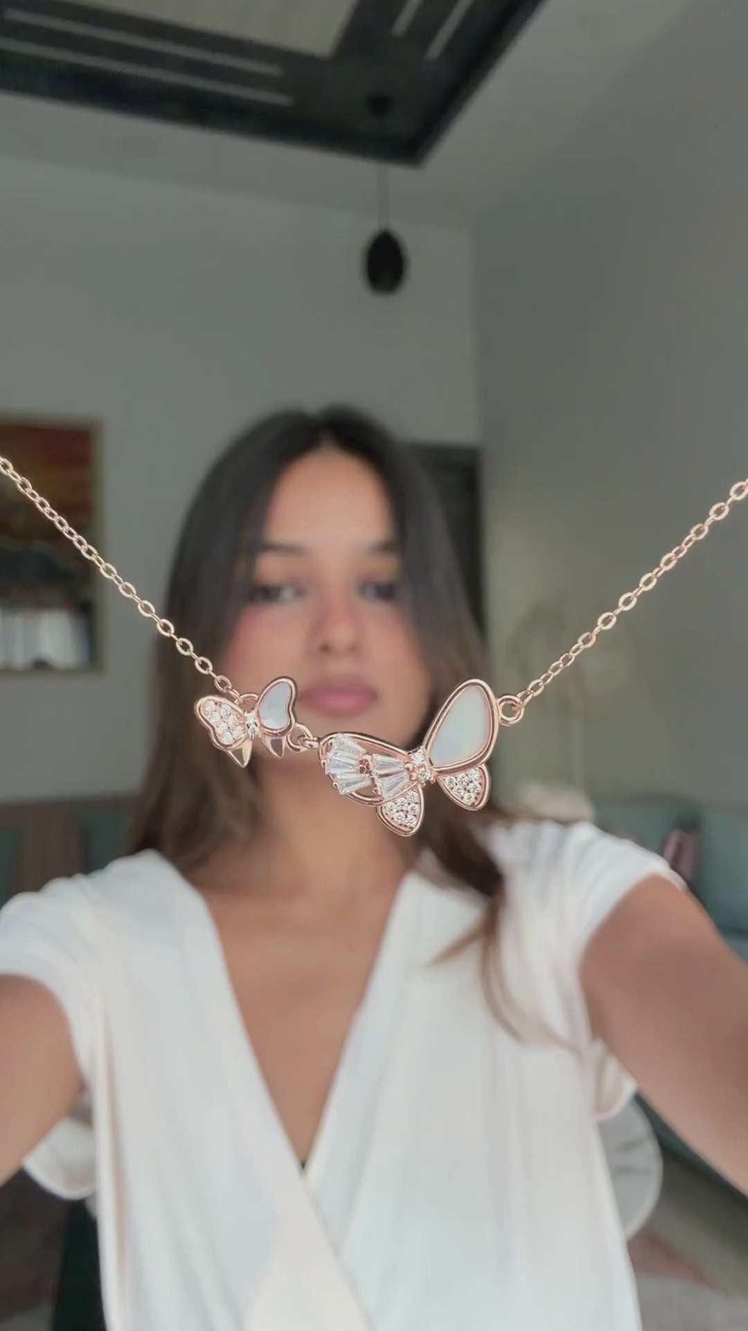 Butterfly Duo Necklace